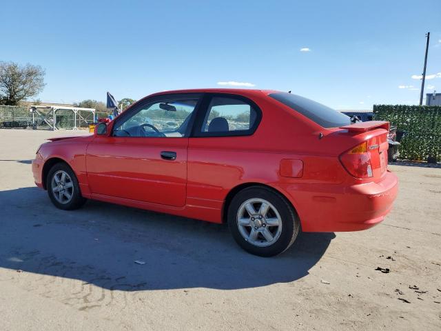 KMHCG35C34U286045 - 2004 HYUNDAI ACCENT GL RED photo 2