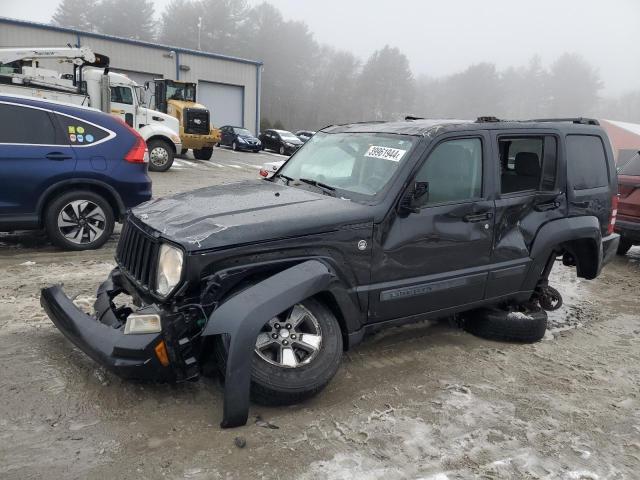 1J8GN28K38W215004 - 2008 JEEP LIBERTY SPORT BLACK photo 1