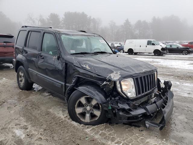 1J8GN28K38W215004 - 2008 JEEP LIBERTY SPORT BLACK photo 4