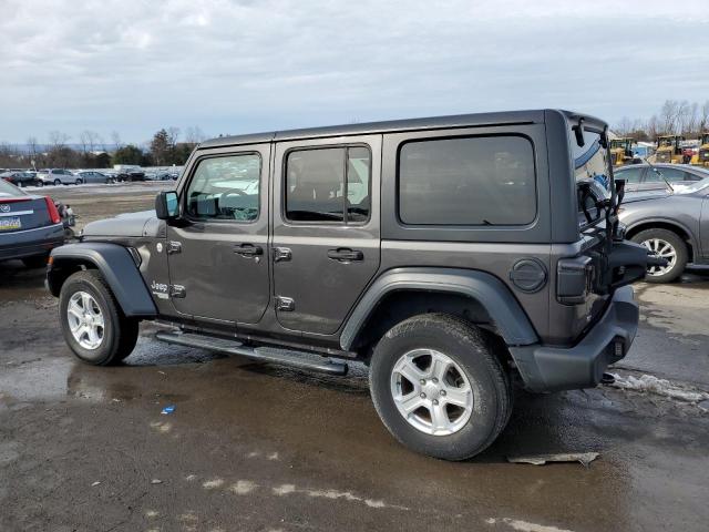 1C4HJXDN8KW542655 - 2019 JEEP WRANGLER U SPORT GRAY photo 2