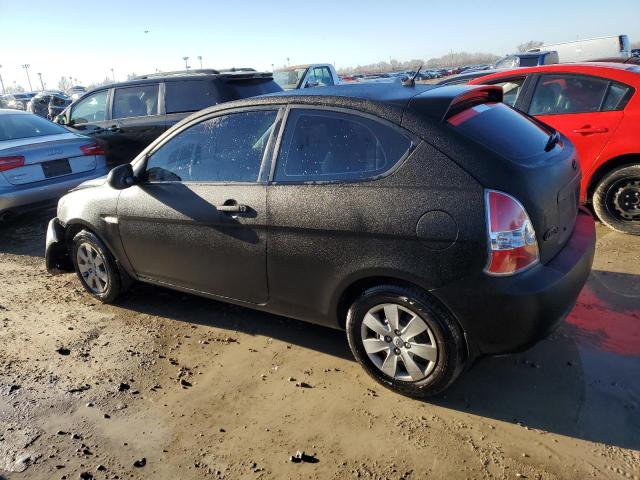 KMHCM3AC6AU172163 - 2010 HYUNDAI ACCENT BLUE BLACK photo 2