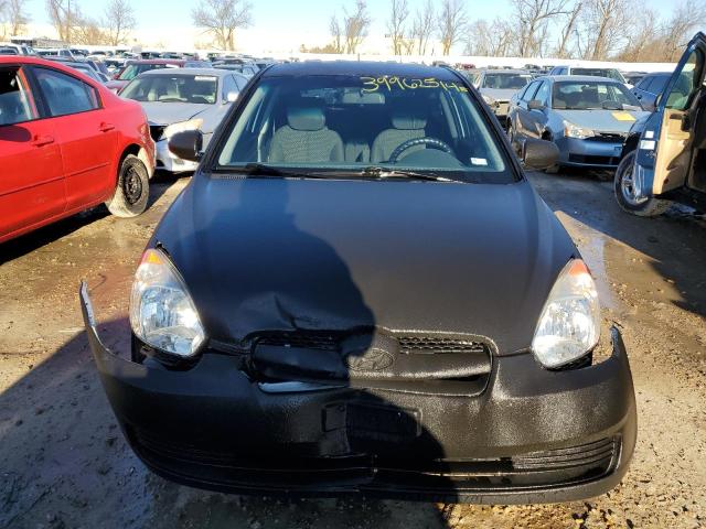 KMHCM3AC6AU172163 - 2010 HYUNDAI ACCENT BLUE BLACK photo 5