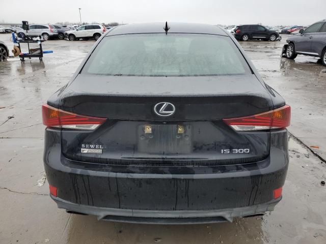 JTHBA1D24J5064102 - 2018 LEXUS IS 300 BLACK photo 6