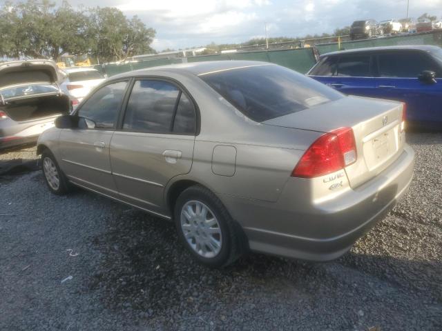 2HGES16525H591106 - 2005 HONDA CIVIC LX GOLD photo 2