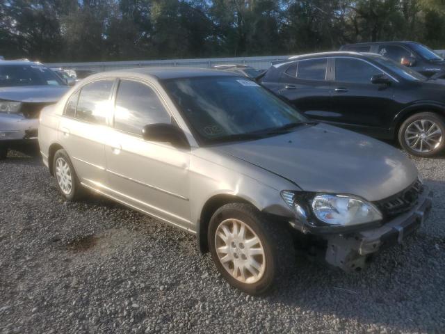 2HGES16525H591106 - 2005 HONDA CIVIC LX GOLD photo 4