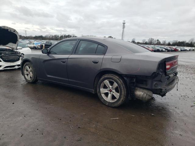 2C3CDXBG8EH325961 - 2014 DODGE CHARGER SE GRAY photo 2