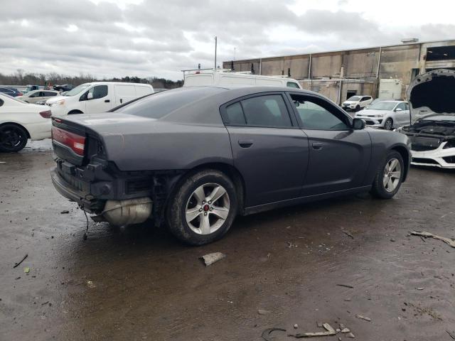 2C3CDXBG8EH325961 - 2014 DODGE CHARGER SE GRAY photo 3