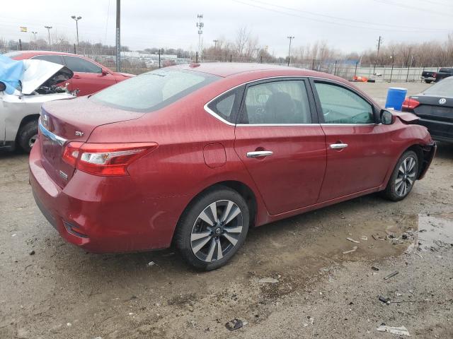 3N1AB7AP9KY236676 - 2019 NISSAN SENTRA S RED photo 3