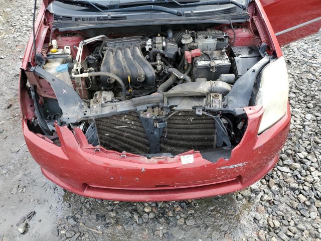 3N1AB6AP0CL674589 - 2012 NISSAN SENTRA 2.0 BURGUNDY photo 11