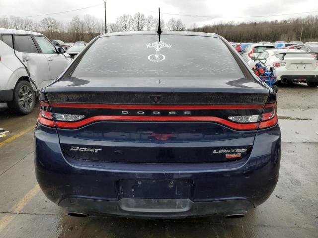 1C3CDFCH5DD310122 - 2013 DODGE DART LIMITED BLUE photo 6