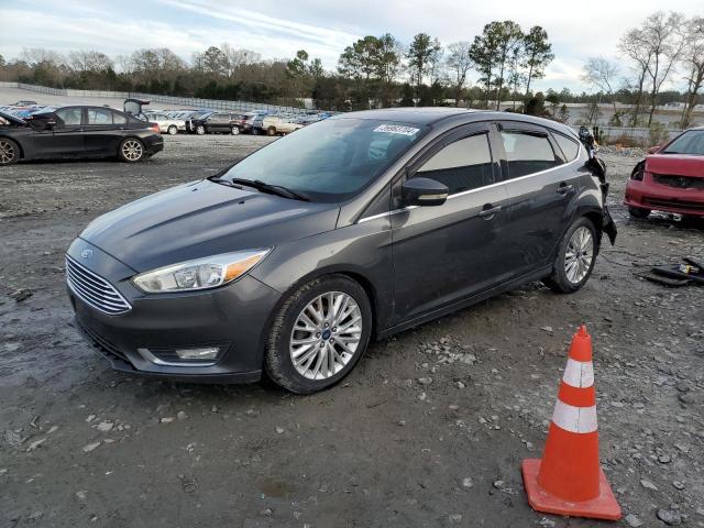 1FADP3N23FL259507 - 2015 FORD FOCUS TITANIUM GRAY photo 1