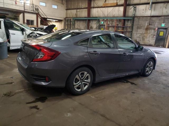 2HGFC2F55JH035616 - 2018 HONDA CIVIC LX GRAY photo 3