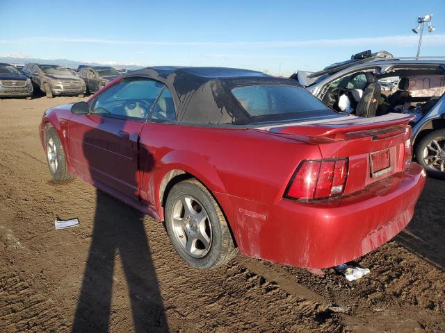 1FAFP44403F414817 - 2003 FORD MUSTANG RED photo 2