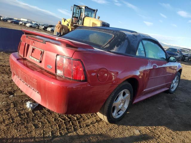 1FAFP44403F414817 - 2003 FORD MUSTANG RED photo 3