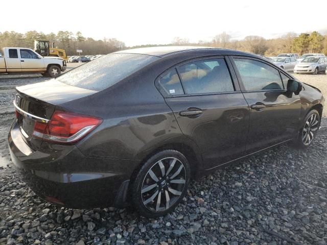 2HGFB2F92EH527290 - 2014 HONDA CIVIC EXL BROWN photo 3