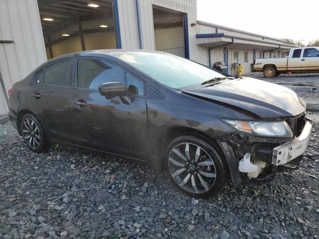 2HGFB2F92EH527290 - 2014 HONDA CIVIC EXL BROWN photo 4