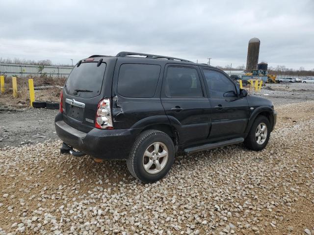 4F2YZ04106KM24061 - 2006 MAZDA TRIBUTE S BLACK photo 3