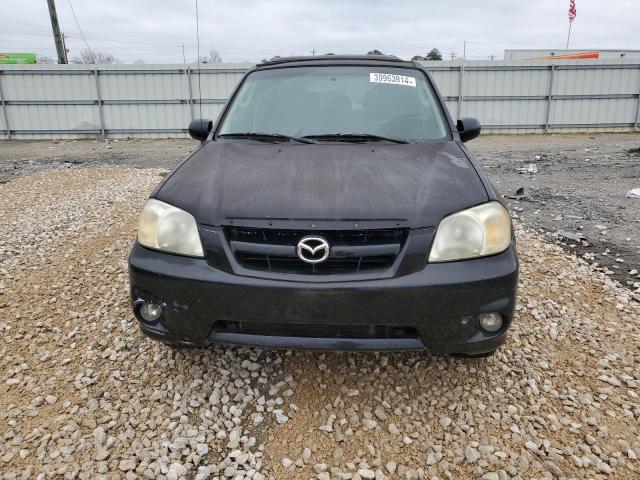 4F2YZ04106KM24061 - 2006 MAZDA TRIBUTE S BLACK photo 5