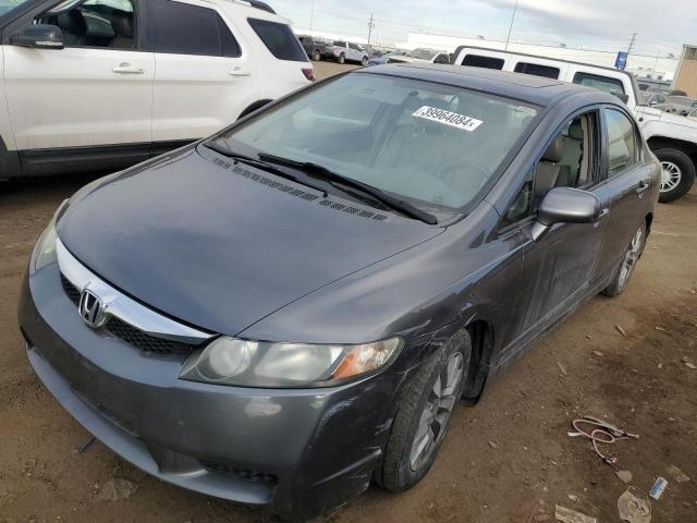 2HGFA169X9H335716 - 2009 HONDA CIVIC EXL GRAY photo 1