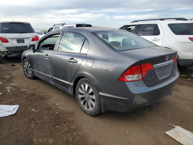 2HGFA169X9H335716 - 2009 HONDA CIVIC EXL ნაცრისფერი ფოტო 2