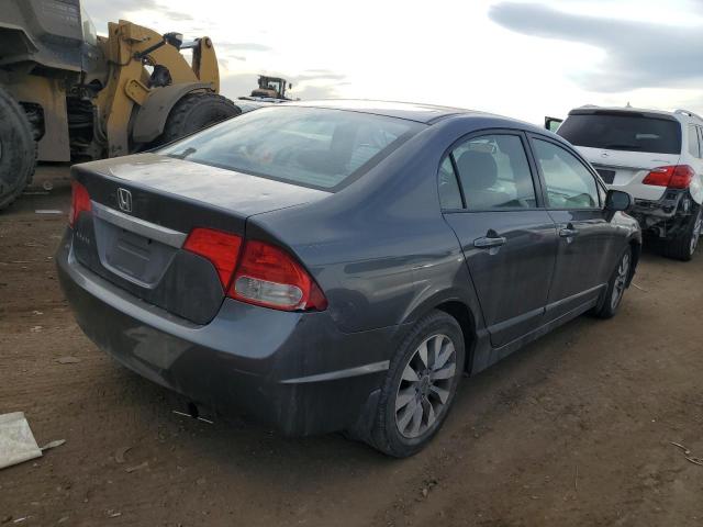 2HGFA169X9H335716 - 2009 HONDA CIVIC EXL ნაცრისფერი ფოტო 3