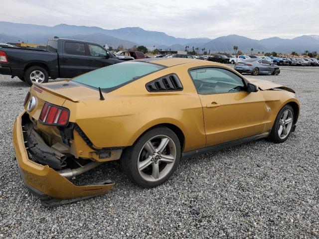 1ZVBP8CH5A5181666 - 2010 FORD MUSTANG GT GOLD photo 3