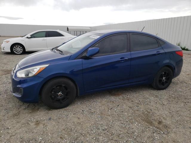 KMHCT4AE1FU835351 - 2015 HYUNDAI ACCENT GLS BLUE photo 1