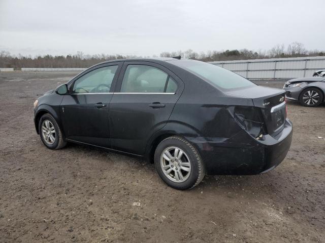 1G1JC5SH3C4145633 - 2012 CHEVROLET SONIC LT BLACK photo 2