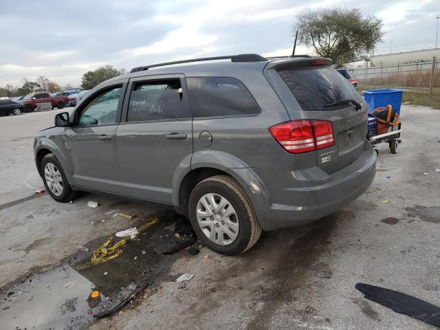 3C4PDCABXLT281008 - 2020 DODGE JOURNEY SE GRAY photo 2