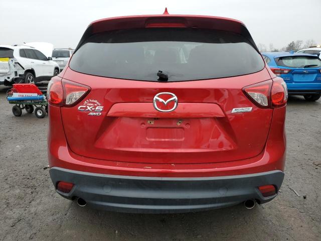 JM3KE4CYXG0728428 - 2016 MAZDA CX-5 TOURING RED photo 6