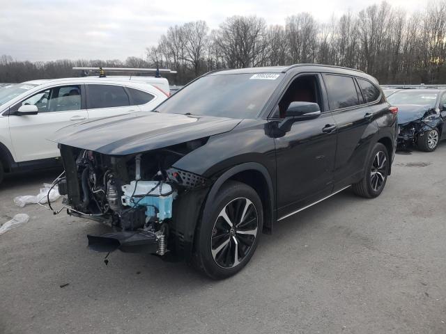 5TDLZRBH9MS144496 - 2021 TOYOTA HIGHLANDER XSE BLACK photo 1