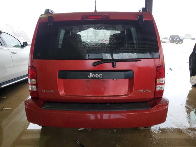 1J8GN28K48W179744 - 2008 JEEP LIBERTY SPORT RED photo 6