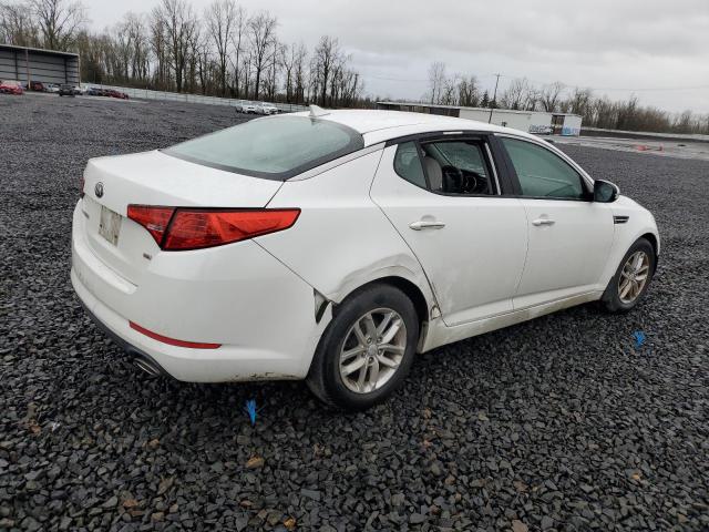 KNAGM4A70D5376452 - 2013 KIA OPTIMA LX WHITE photo 3