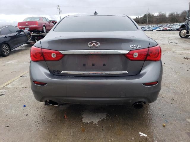 JN1BV7APXEM690776 - 2014 INFINITI Q50 BASE GRAY photo 6