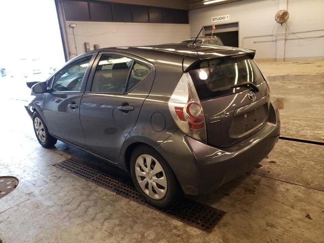 JTDKDTB39D1537777 - 2013 TOYOTA PRIUS C GRAY photo 2