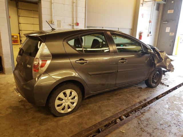 JTDKDTB39D1537777 - 2013 TOYOTA PRIUS C GRAY photo 3