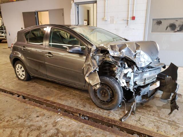 JTDKDTB39D1537777 - 2013 TOYOTA PRIUS C GRAY photo 4