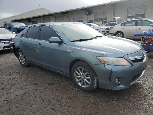 4T1BB3EK3BU129243 - 2011 TOYOTA CAMRY HYBRID TURQUOISE photo 4