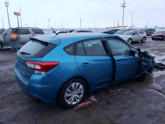 4S3GTAA62K3744988 - 2019 SUBARU IMPREZA BLUE photo 3