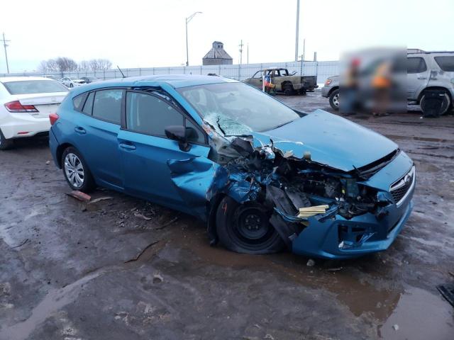 4S3GTAA62K3744988 - 2019 SUBARU IMPREZA BLUE photo 4