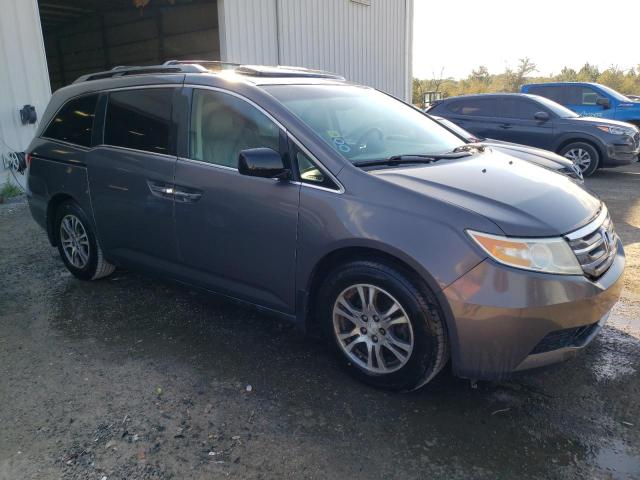 5FNRL5H68CB095739 - 2012 HONDA ODYSSEY EXL GRAY photo 4