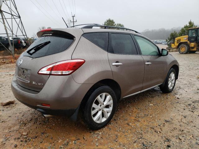 JN8AZ1MW9CW224971 - 2012 NISSAN MURANO S TAN photo 3