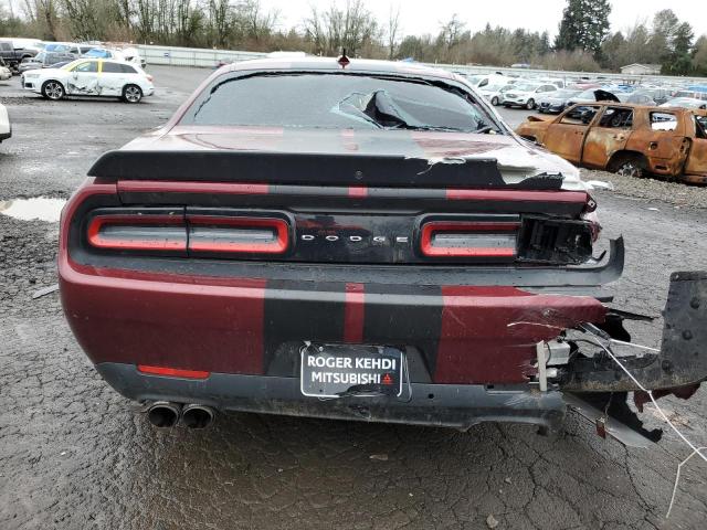 2C3CDZFJ8NH102384 - 2022 DODGE CHALLENGER R/T SCAT PACK RED photo 6