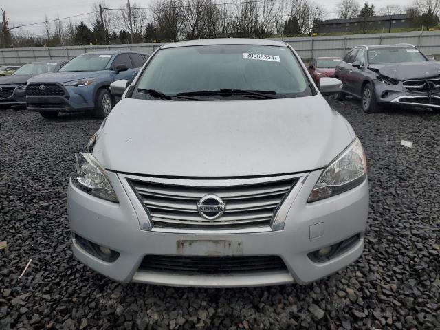 3N1AB7AP2DL635963 - 2013 NISSAN SENTRA S SILVER photo 5