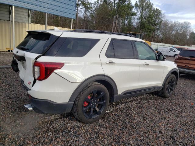 1FM5K8GC9LGB14150 - 2020 FORD EXPLORER ST WHITE photo 3