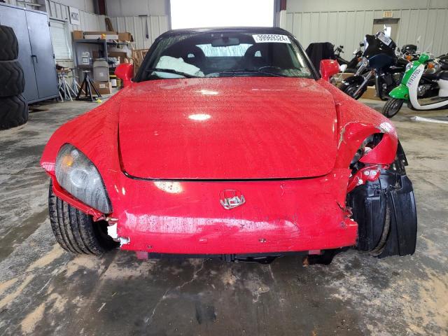 JHMAP21455S007324 - 2005 HONDA S2000 RED photo 5