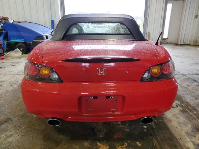 JHMAP21455S007324 - 2005 HONDA S2000 RED photo 6