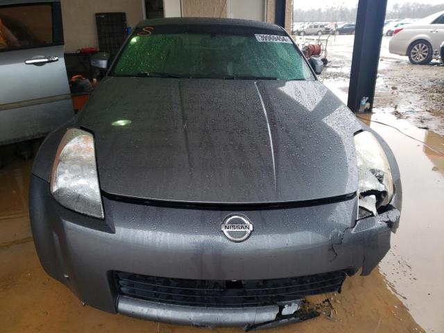 JN1AZ34D74M100672 - 2004 NISSAN 350Z COUPE GRAY photo 5