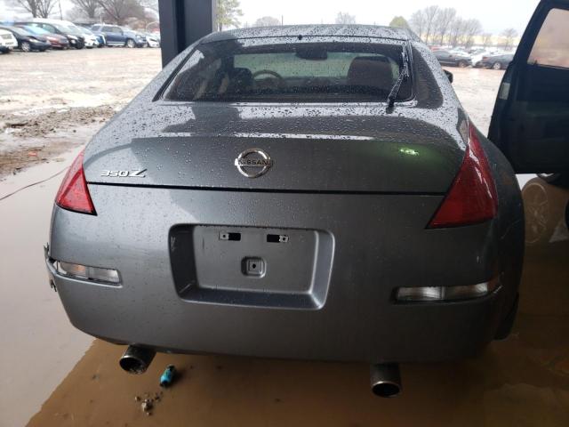 JN1AZ34D74M100672 - 2004 NISSAN 350Z COUPE GRAY photo 6