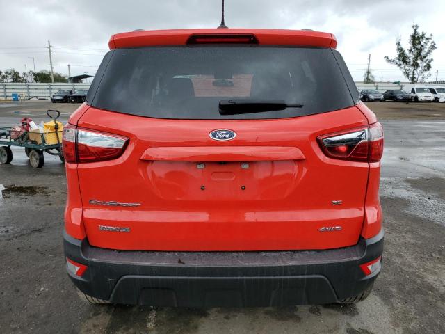 MAJ6S3GL7LC370151 - 2020 FORD ECOSPORT SE RED photo 6